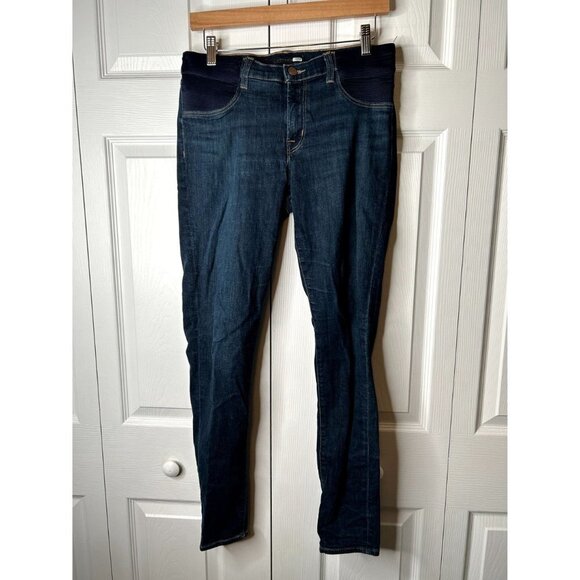 7 For All Mankind Mama J Eco Sublime Blue Skinny Maternity Jeans Women's Size 29 - Picture 2 of 14